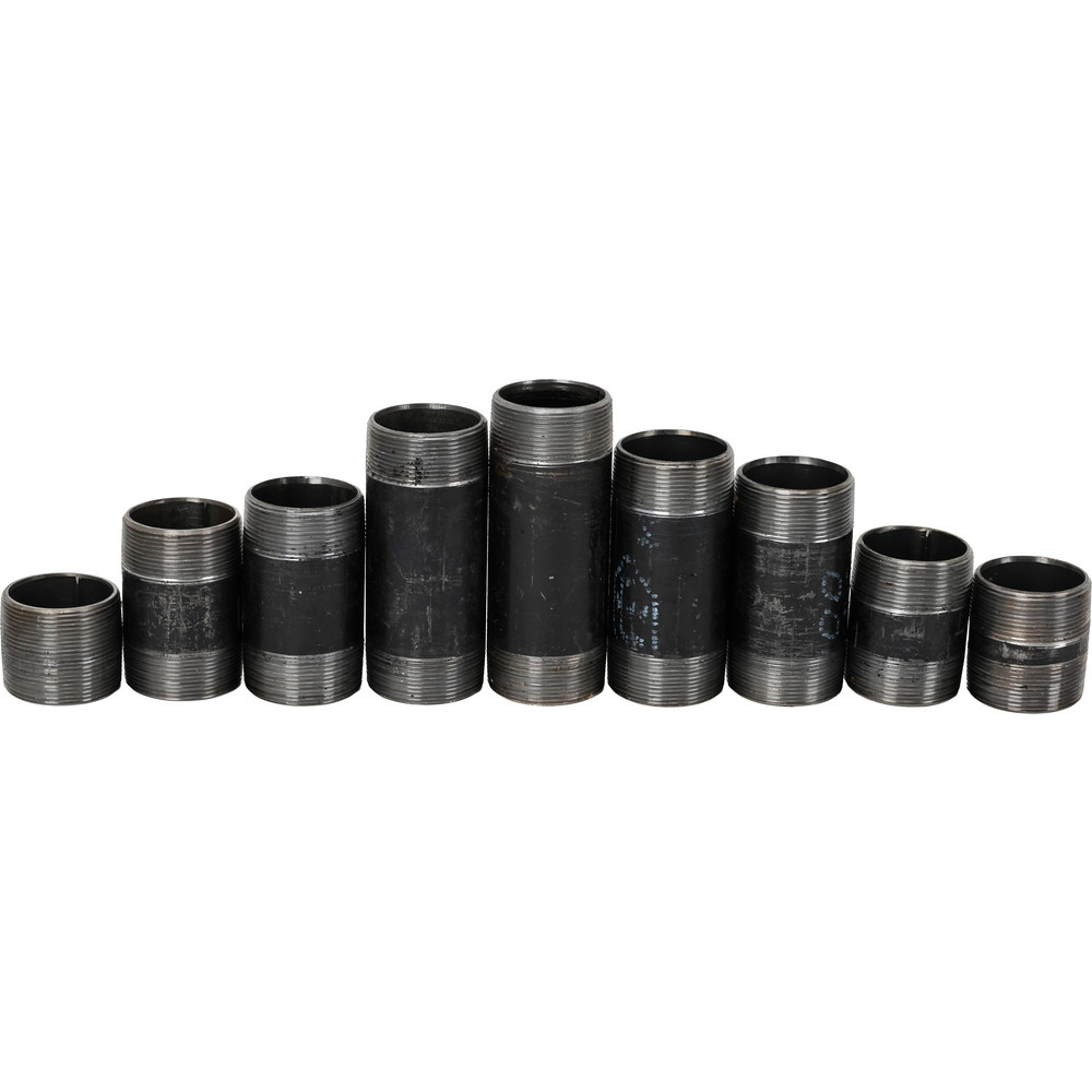 Anvil 66 Piece, 1/2" Pipe, Black Finished Steel Pipe Nipple Set - 0334000403