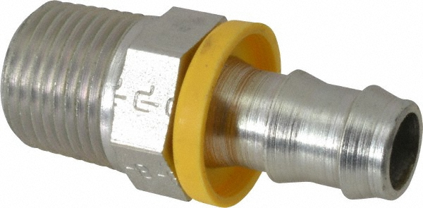 Parker Hydraulic Hose Female Rigid Fitting: 0.5" ID, 8 mm, 1/2-14 - 10243-8-8