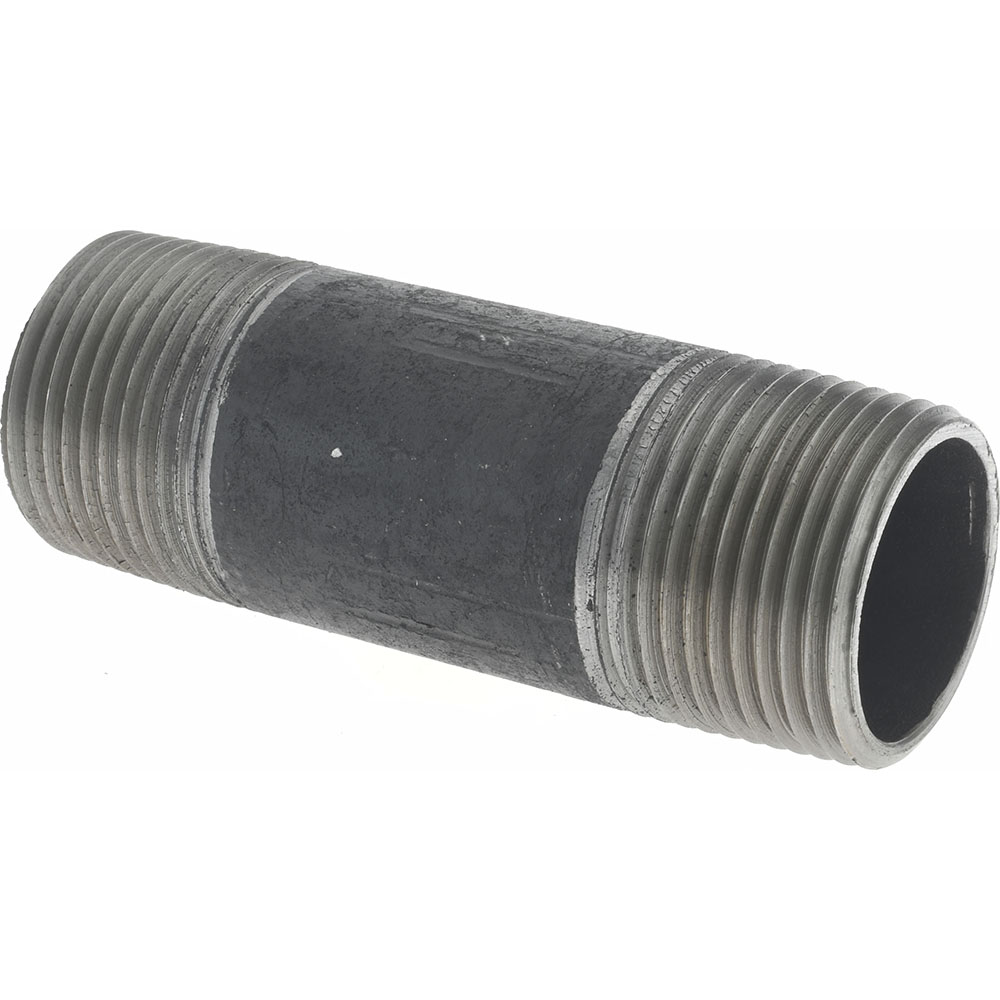Value Collection Black Pipe Nipple: 1" Dia x 3-1/2" Long, Schedule 40 - NB06035