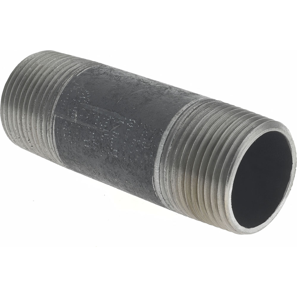 Value Collection Black Pipe Nipple: 1" Dia x 3-1/2" Long, Schedule 40 - NB06035