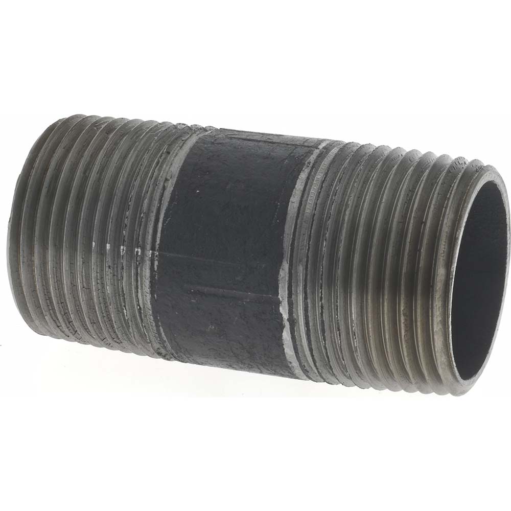 Value Collection Black Pipe Nipple: 1" Dia x 3-1/2" Long, Schedule 40 - NB06035