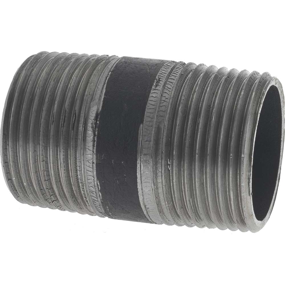 Value Collection Black Pipe Nipple: 1" Dia x 3-1/2" Long, Schedule 40 - NB06035