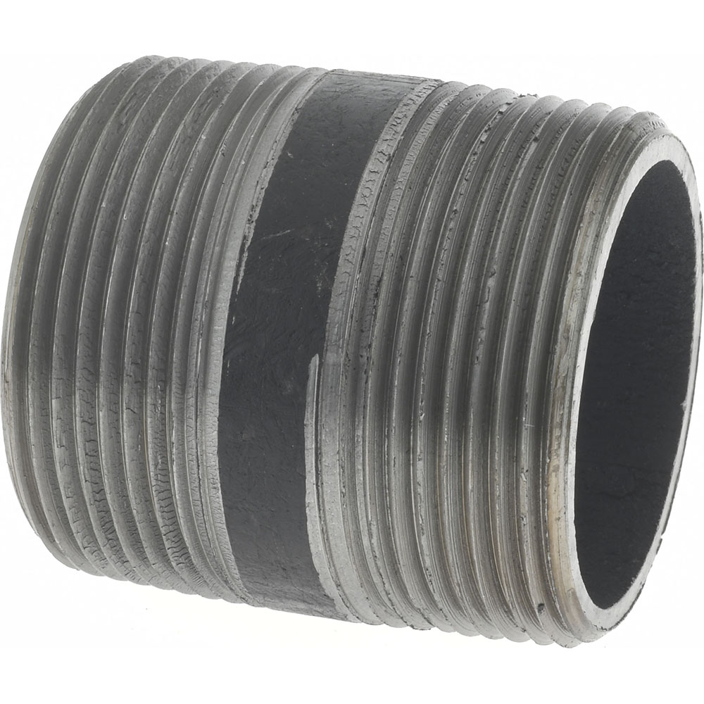 Value Collection Black Pipe Nipple: 1-1/2" Dia x 12" Long, Schedule 80 - XNB08120