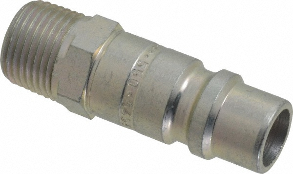 CEJN Pneumatic Hose Coupling: 1/4" Thread, 1/2" Body Dia, Industrial Interchange - 10 550 5452