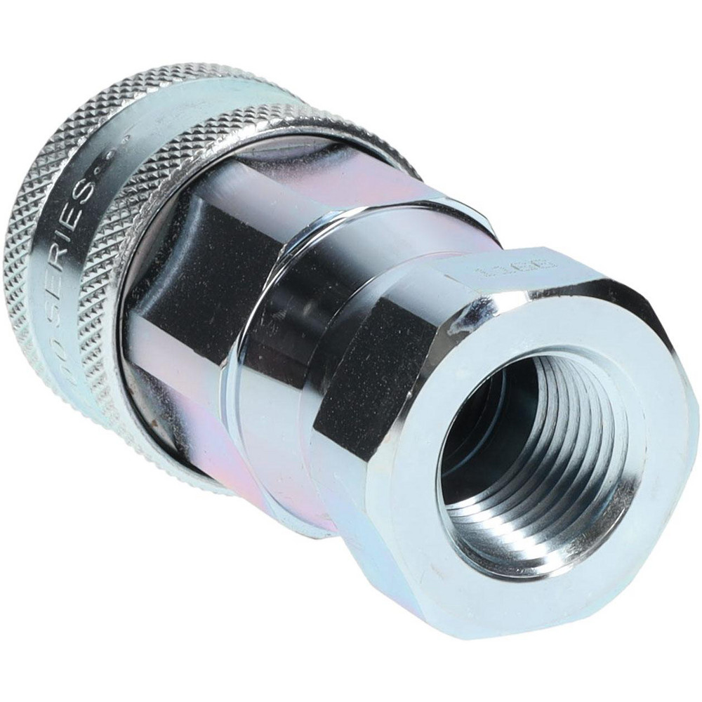 Parker Hydraulic Hose Female Pipe Rigid Fitting: 1/2", 1/2", 4,000 psi - 6601-8-10