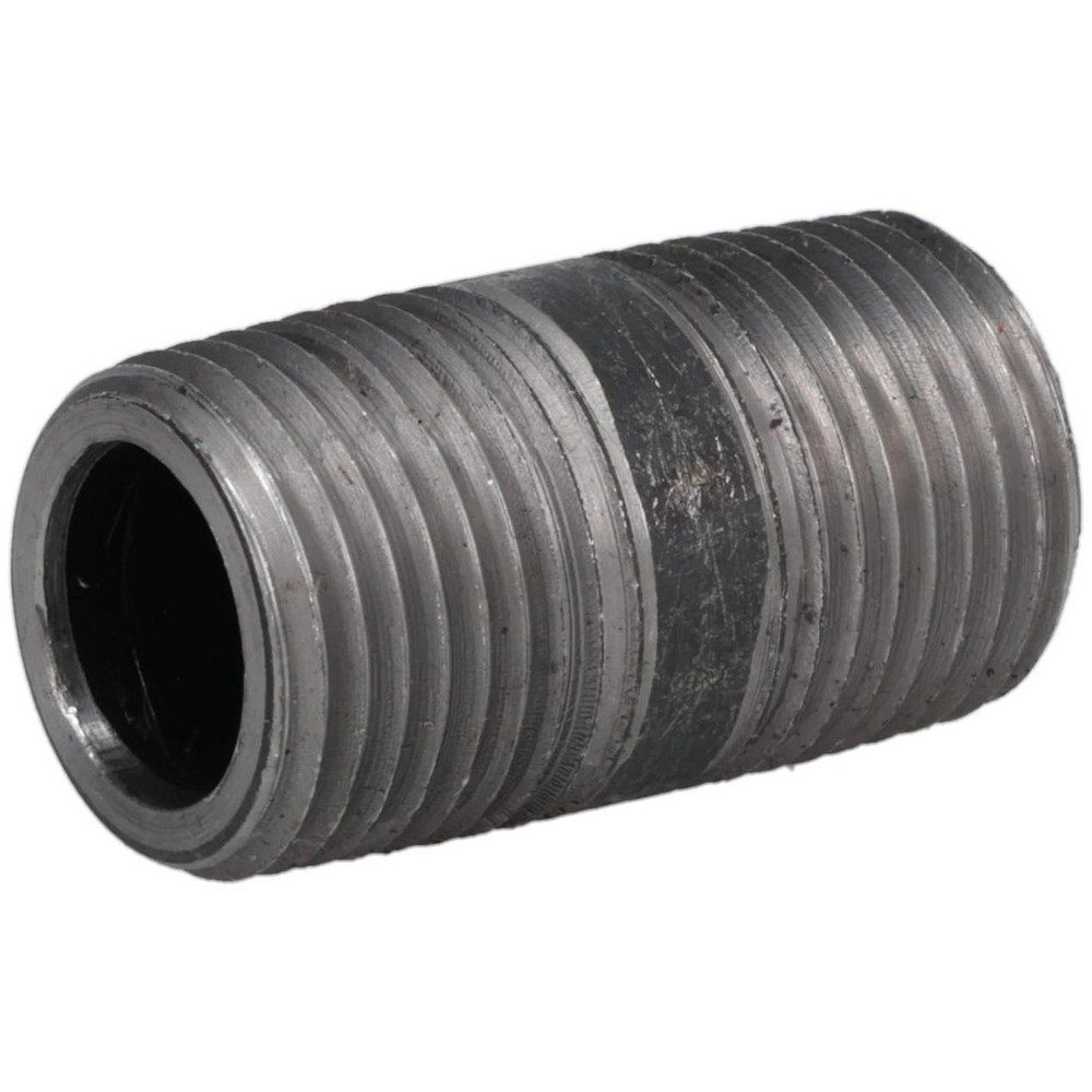 Value Collection Black Pipe Nipple: 1/2" Dia x 1-1/2" Long, Schedule 80 - XNB04015