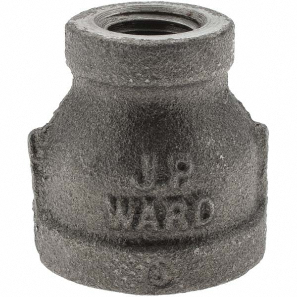 CerroBrass Industrial Pipe Bushing: 1/2" Female Thread, 1" Male Thread, MNPTF x FNPTF - 28114
