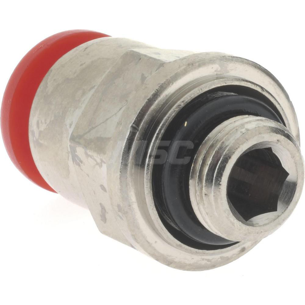 Norgren Push-to-Connect Tube x Male x Tube x Male BSPP Fitting: ISO G Connector, BSPP, 8.00 mm OD - C02250818