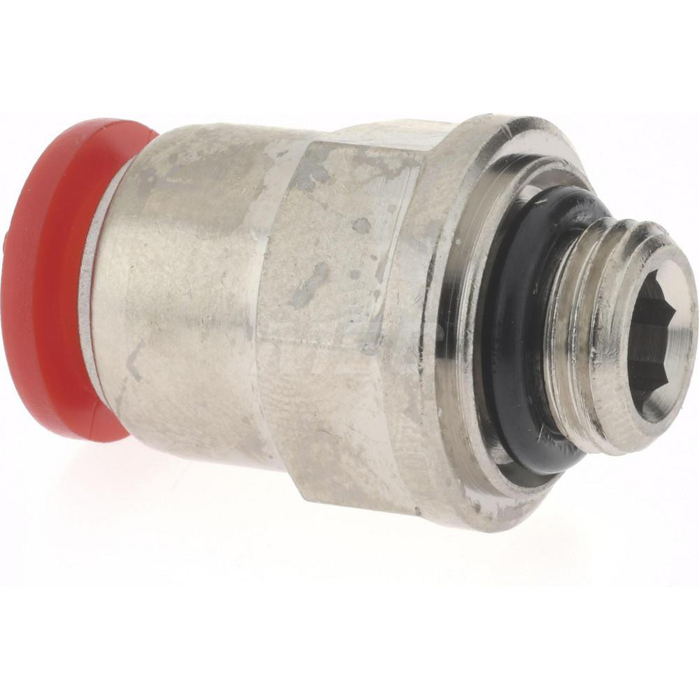 Norgren Push-to-Connect Tube x Male x Tube x Male BSPP Fitting: ISO G Connector, BSPP, 8.00 mm OD - C02250818