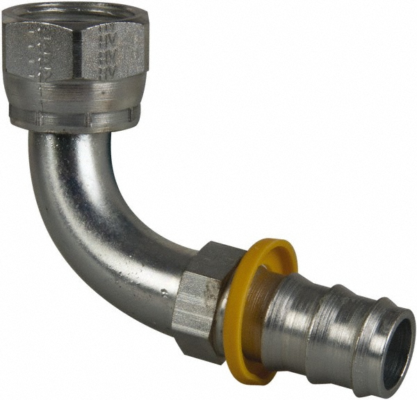 Parker Hydraulic Hose Short Drop Female JIC Swivel 90 ° Elbow: 0.75" ID, 12 mm, 1-1/16-12 - 33982-12-12