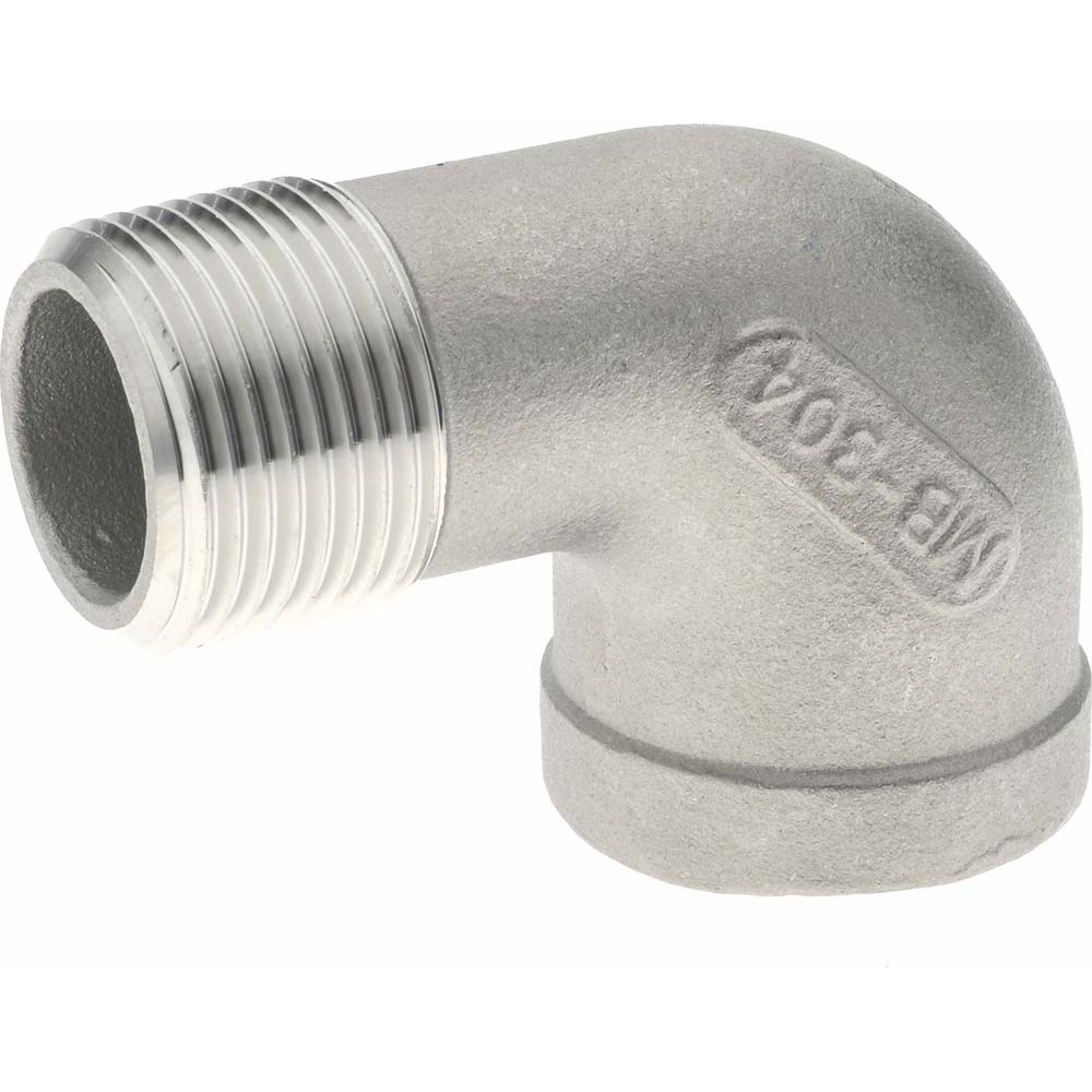 Merit Brass Pipe 90 deg Street Elbow: 3/4", 304 Stainless Steel - K403-12