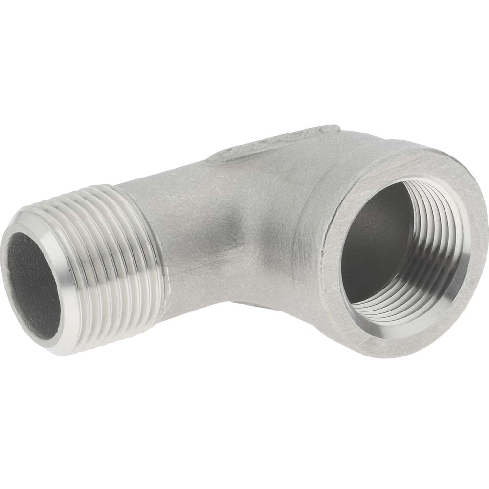 Merit Brass Pipe 90 deg Street Elbow: 3/4", 304 Stainless Steel - K403-12