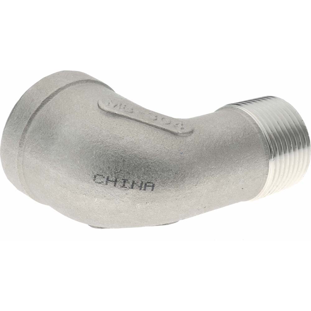 Merit Brass Pipe 90 deg Street Elbow: 3/4", 304 Stainless Steel - K403-12
