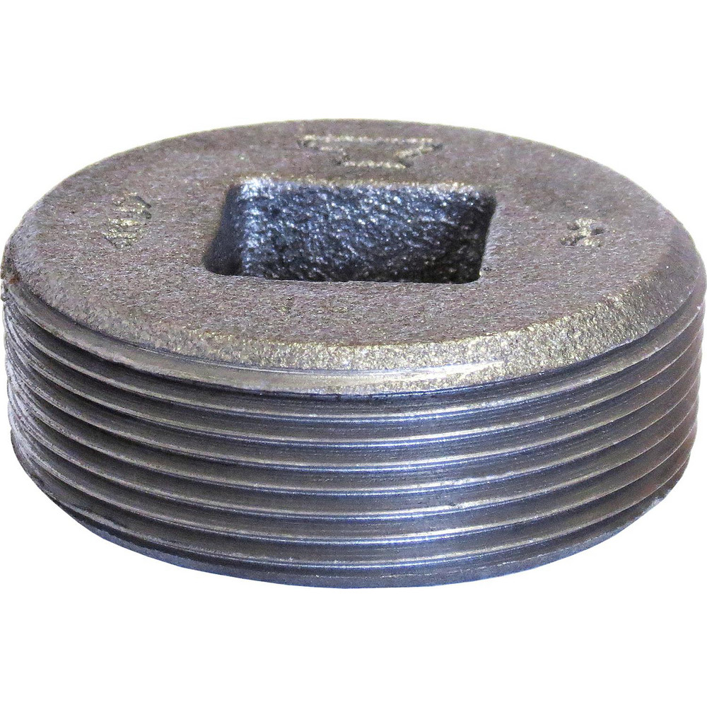 Anvil Black Square Plug: 1", FPT - 0318902442-DUP