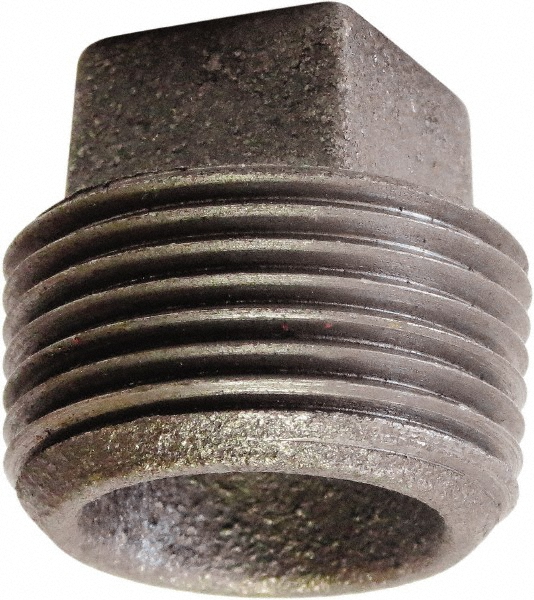 Anvil Black Square Plug: 1", FPT - 0318902442-DUP