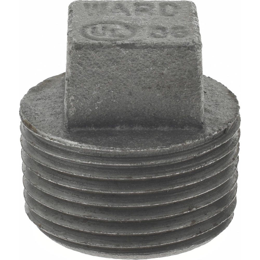 Anvil Black Square Plug: 1", FPT - 0318902442-DUP