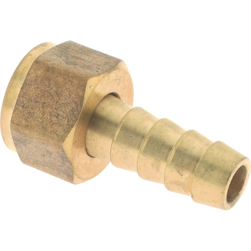 CerroBrass Barbed Hose Fitting: 3/8" x 3/8" ID Hose, Female Connector - 32073