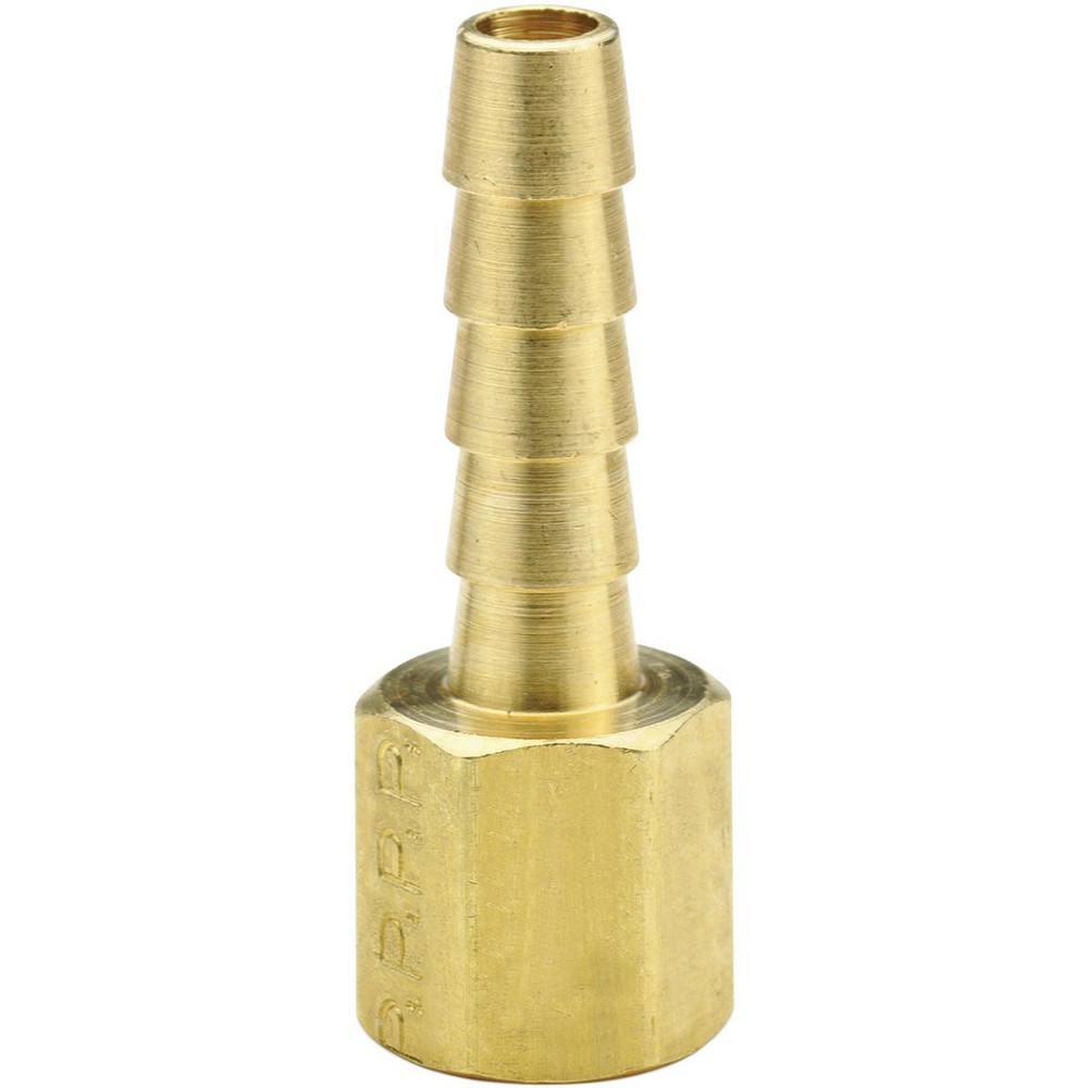 CerroBrass Barbed Hose Fitting: 3/8" x 3/8" ID Hose, Female Connector - 32073