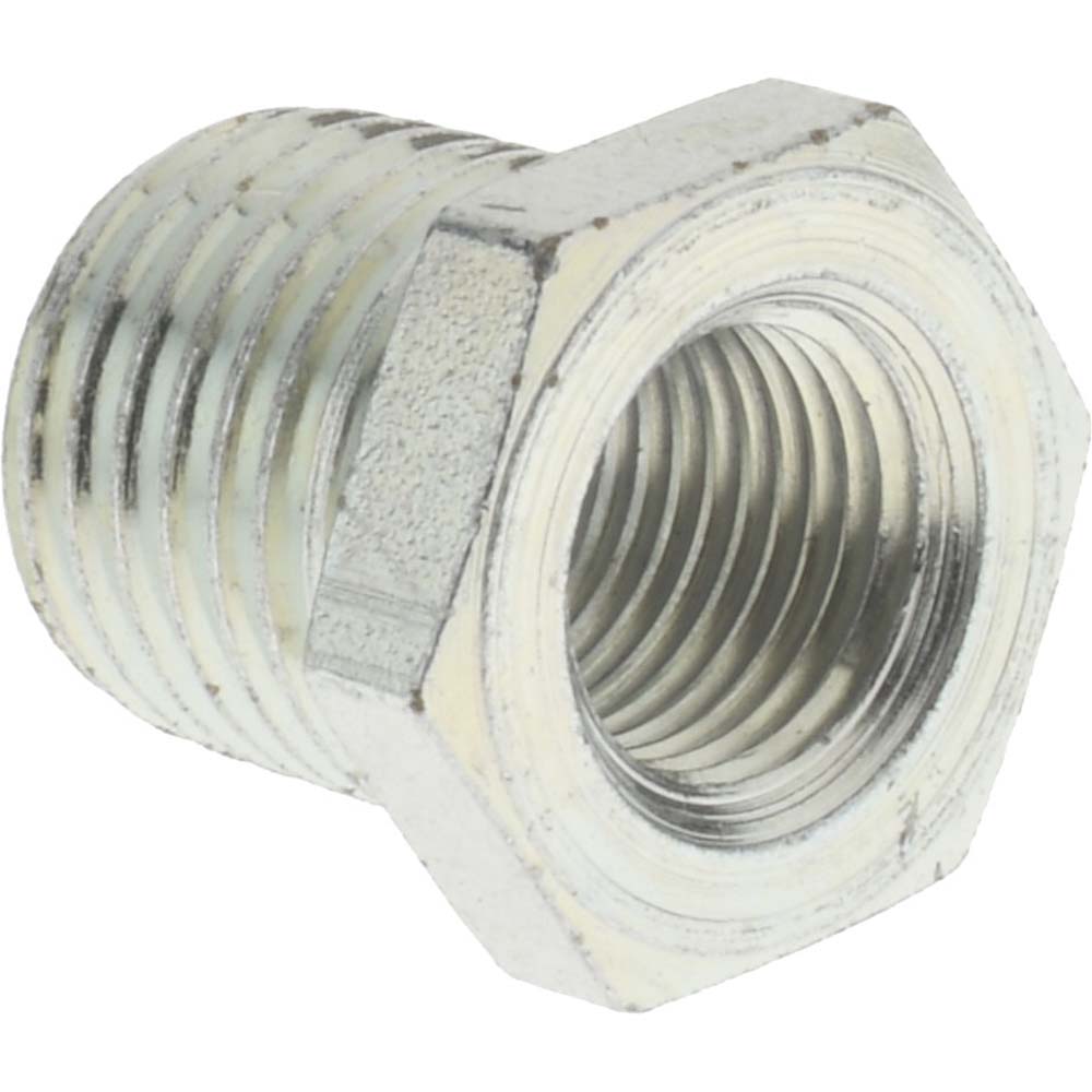 Made in USA Malleable Iron Pipe Bushing: 1 x 3/8" Fitting - 100038CI-01