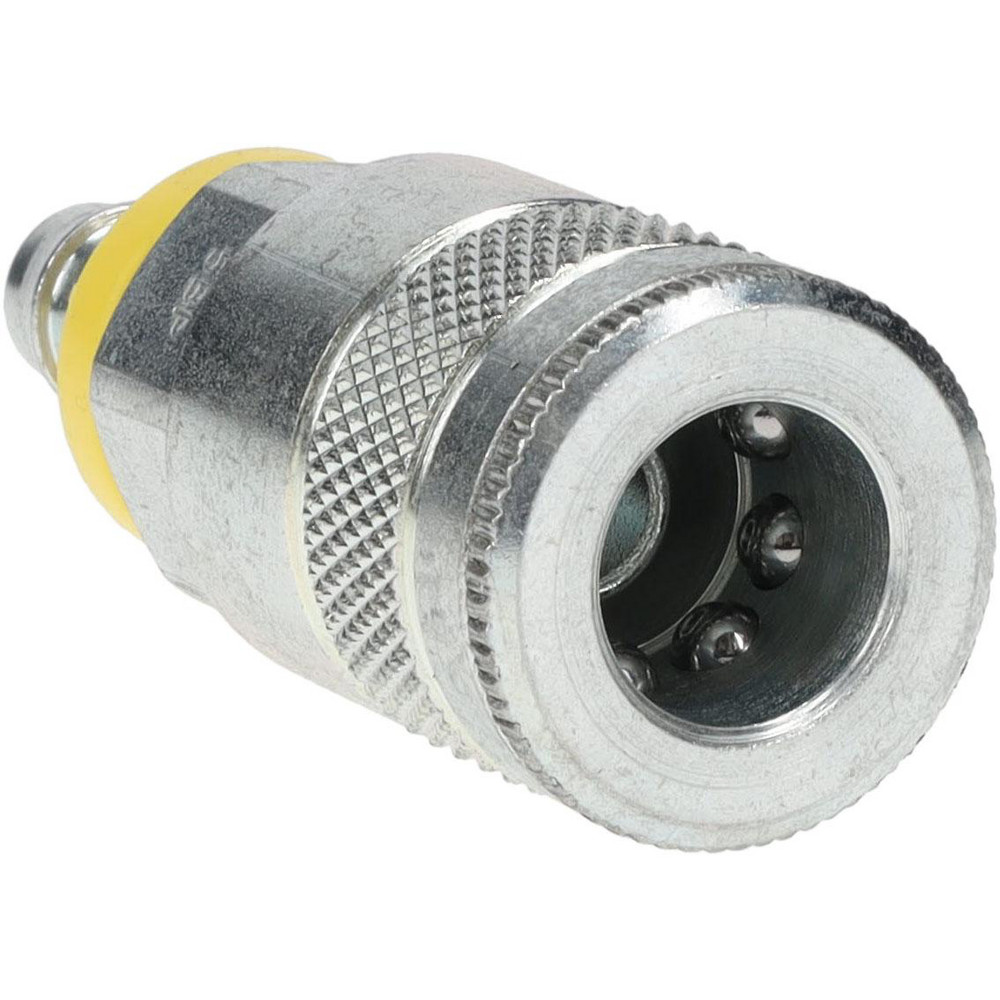 Parker Pneumatic Hose Coupling: 3/8" Body Dia, Tru-Flate Automotive Interchange - 14-5BP