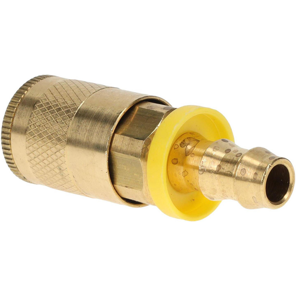 Parker Pneumatic Hose Coupling: 3/8" Body Dia, Tru-Flate Automotive Interchange - 14-5BP