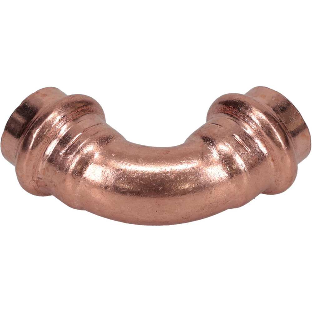NIBCO Wrot Copper Pipe 90 ° Elbow: 1/2" Fitting, P x P, Press Fitting, Lead Free - 9055455PC