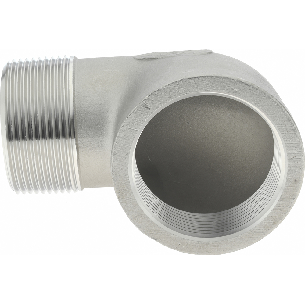 Merit Brass Pipe 90 deg Street Elbow: 1-1/2", 304 Stainless Steel - K403-24