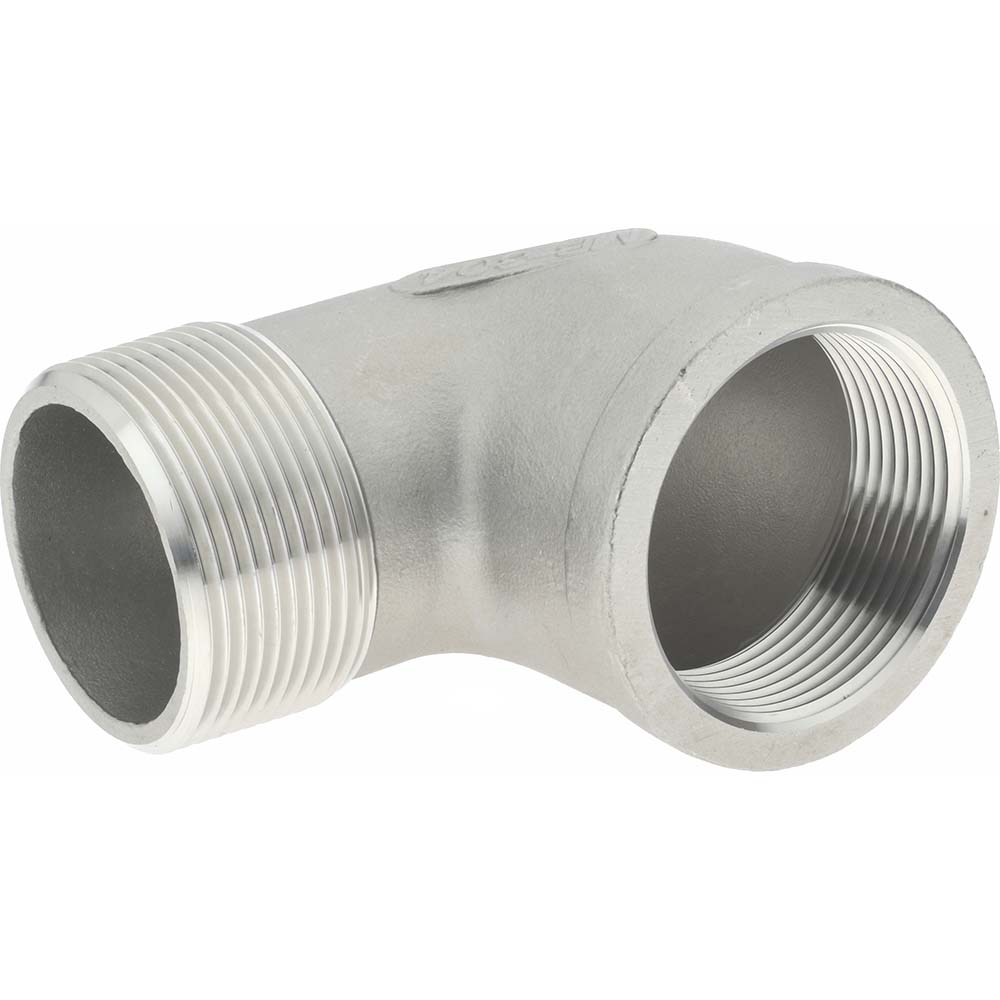 Merit Brass Pipe 90 deg Street Elbow: 1-1/2", 304 Stainless Steel - K403-24