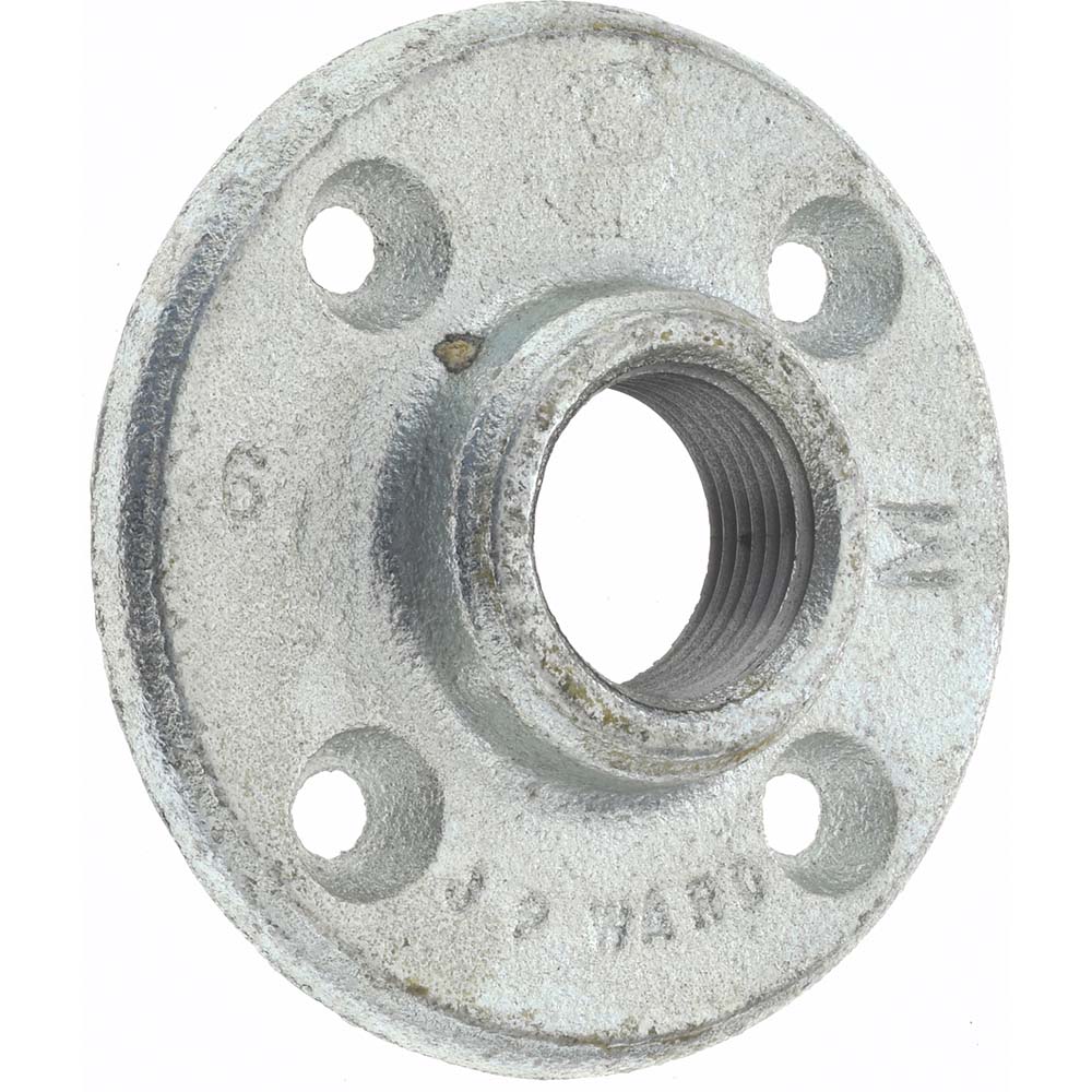 Anvil 3/4" Pipe, 3-1/4" OD, 5/8" Hub Length, Black Floor Pipe Flange - 0310105200