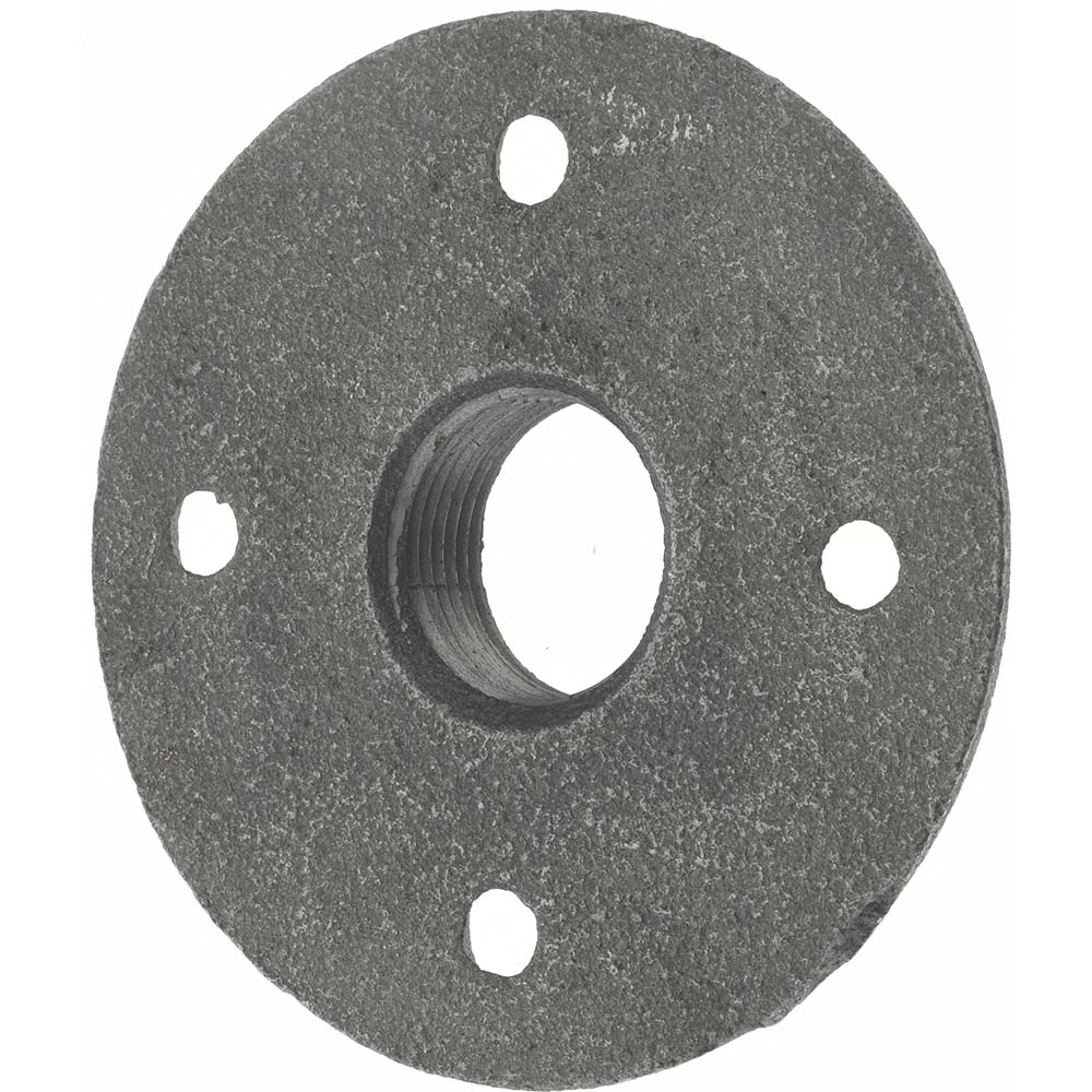 Anvil 3/4" Pipe, 3-1/4" OD, 5/8" Hub Length, Black Floor Pipe Flange - 0310105200