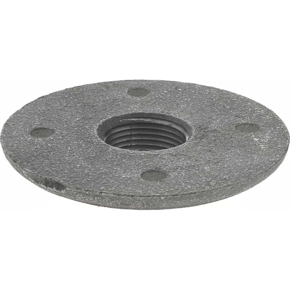 Anvil 3/4" Pipe, 3-1/4" OD, 5/8" Hub Length, Black Floor Pipe Flange - 0310105200