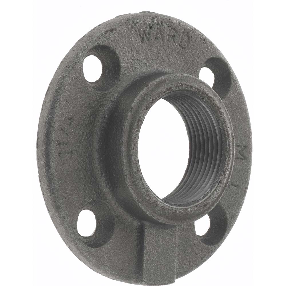 Anvil 3/4" Pipe, 3-1/4" OD, 5/8" Hub Length, Black Floor Pipe Flange - 0310105200