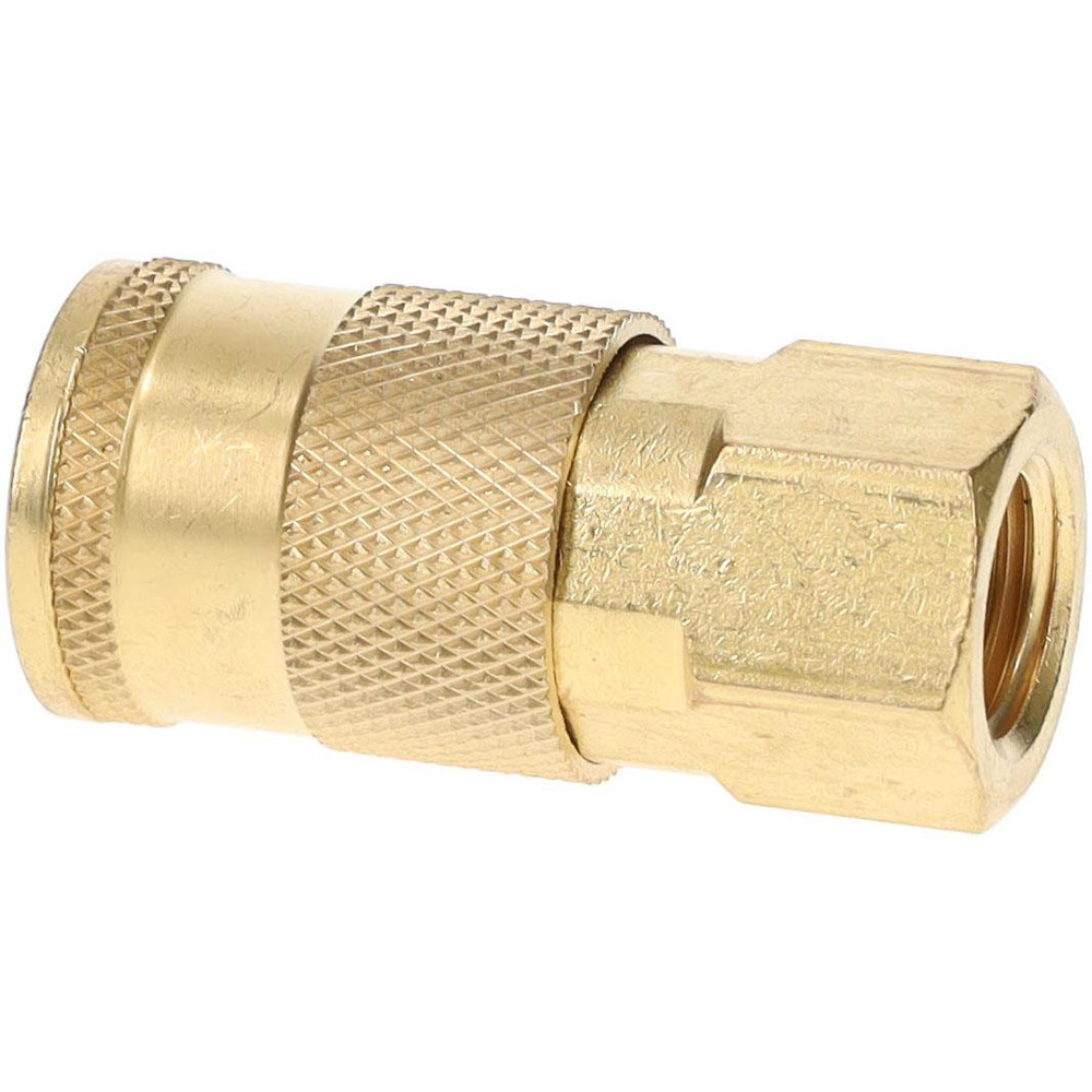 Coilhose Pneumatics Pneumatic Hose Coupling: 1/4" Thread, 1/4" Body Dia, Tru-Flate Automotive Interchange - 160