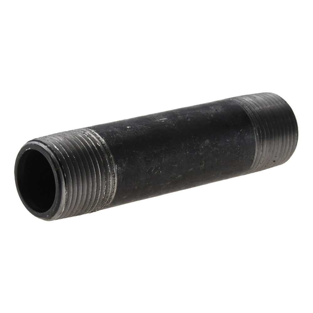 Value Collection Black Pipe Nipple: 3/4" Dia x 4" Long, Schedule 80 - XNBS05040