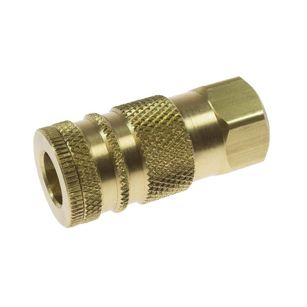 Coilhose Pneumatics Pneumatic Hose Coupling: 3/8" Thread, 3/8" Body Dia, Industrial Interchange - 5801