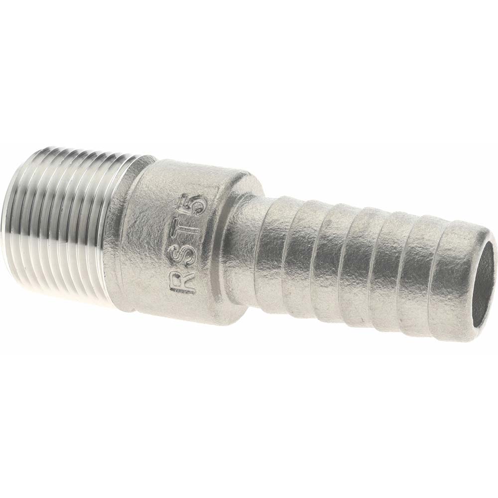 Dixon Valve & Coupling Combination Hose Nipples: Type: Threaded Nipple; Material: Stainless Steel; Thread Standard: Male NPT - DV-00331