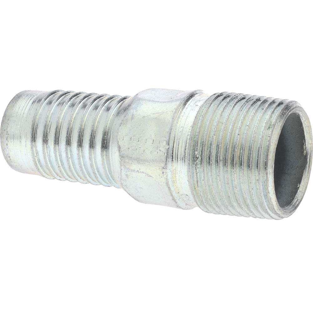 Dixon Valve & Coupling Combination Hose Nipples: Type: Threaded Nipple; Material: Stainless Steel; Thread Standard: Male NPT - DV-00331