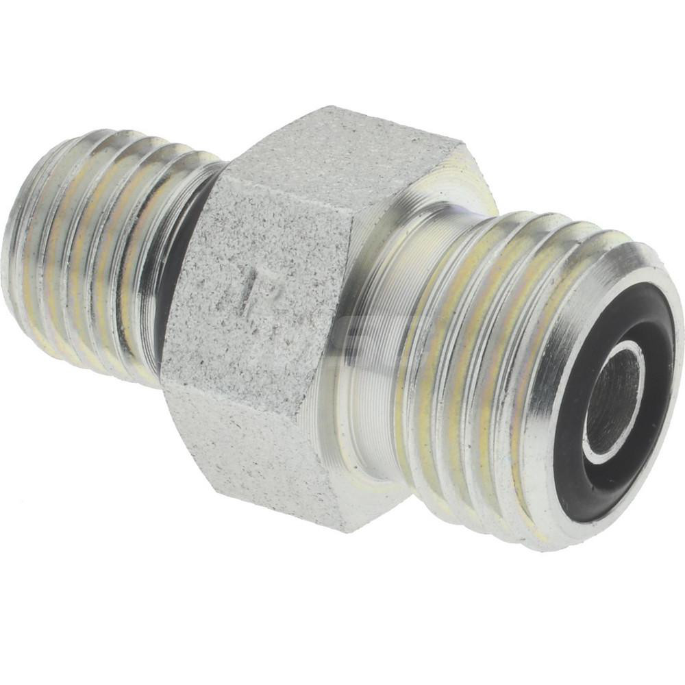Parker Compression Tube Connector: 1/4-18, ORFS x NPTF - 6 FLO-S