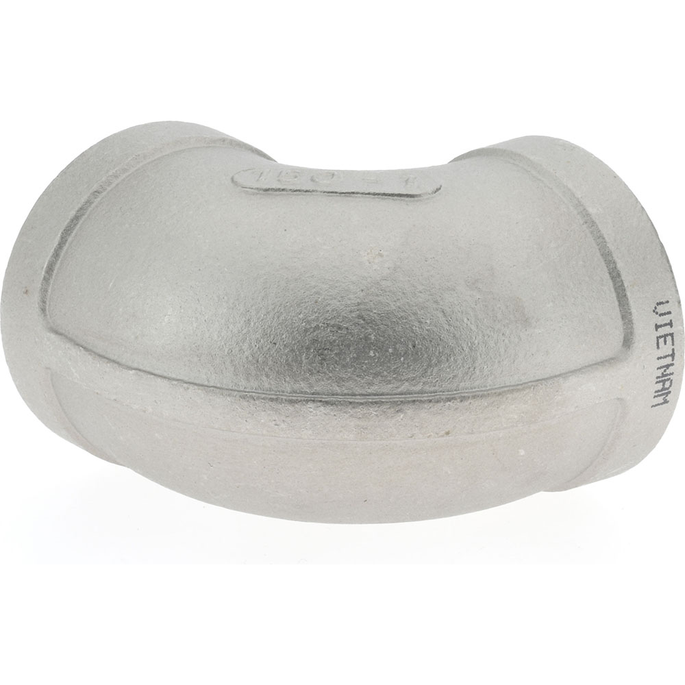 Merit Brass Pipe 90 deg Elbow: 1", 304 Stainless Steel - K401-16