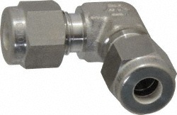 Brennan Compression Tube Union: 1/2" Tube OD, Compression x Compression - KP4267