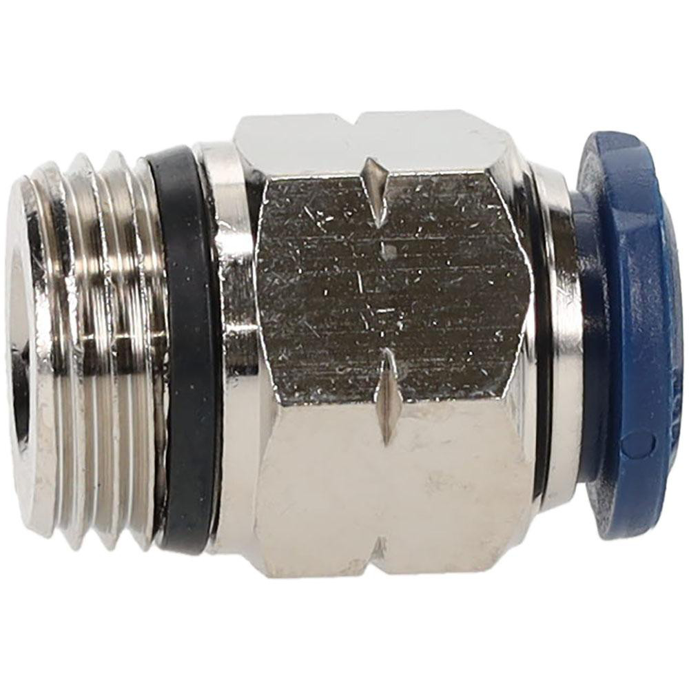 PRO-SOURCE Push-to-Connect Tube x Universal Thread Fitting: Straight & Male, 3/8 Thread, Universal, 3/8" OD - 2555538365PRO