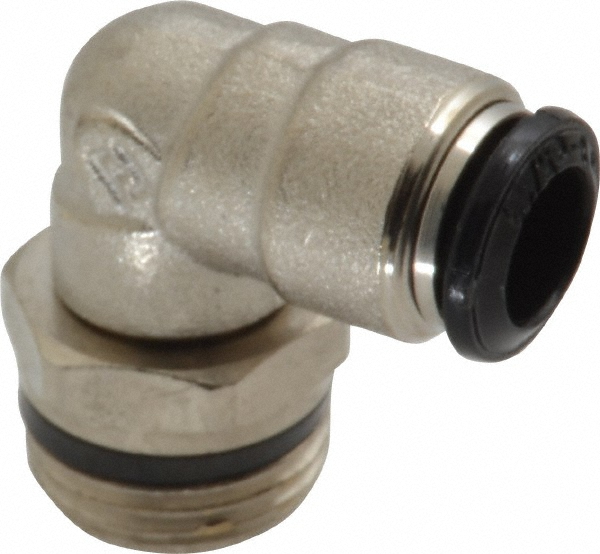 PRO-SOURCE Push-to-Connect Tube x Universal Thread Fitting: Straight & Male, 3/8 Thread, Universal, 3/8" OD - 2555538365PRO