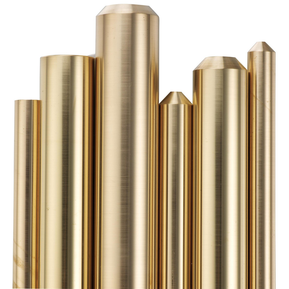 Merit Brass Brass Pipe Nipple: Threaded on Both Ends, 2" OAL, 3/4" NPT - 2112-200