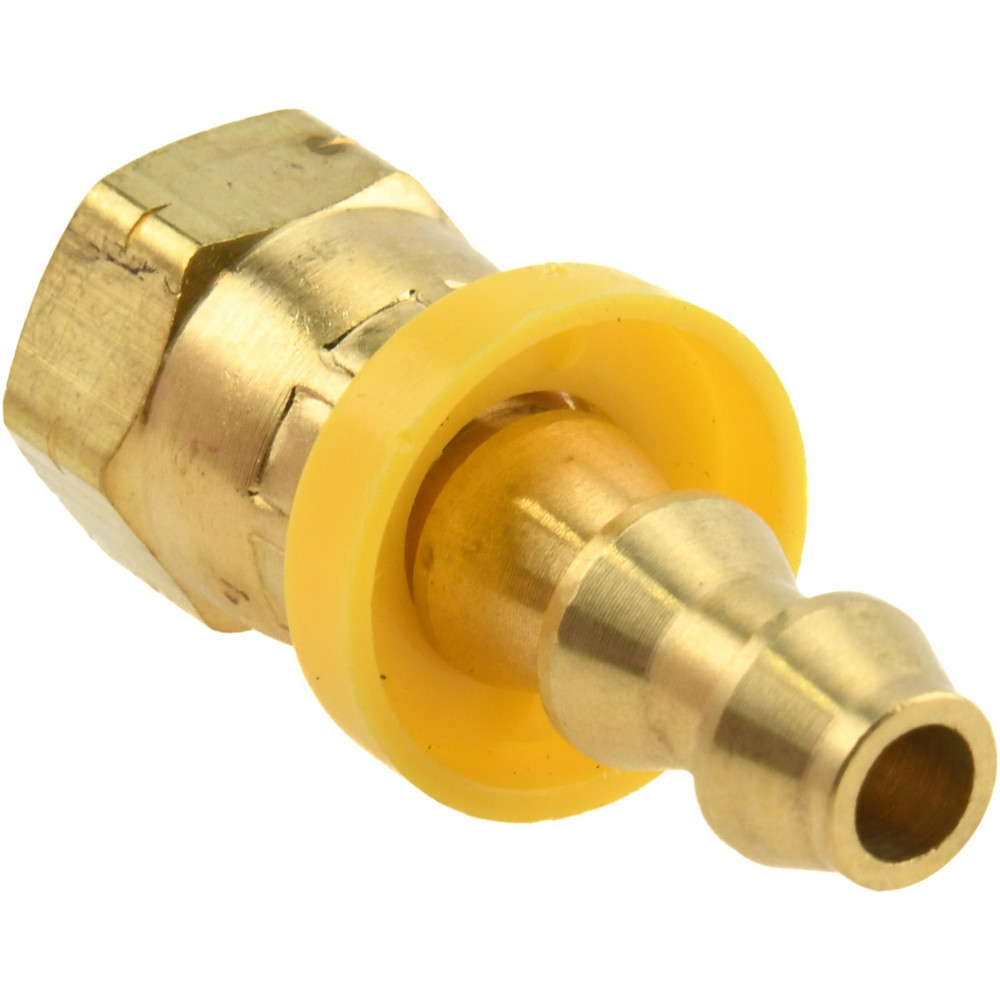 Value Collection Barbed Push-On Hose Female Connector: 3/4" UNF, Brass - 2753004030