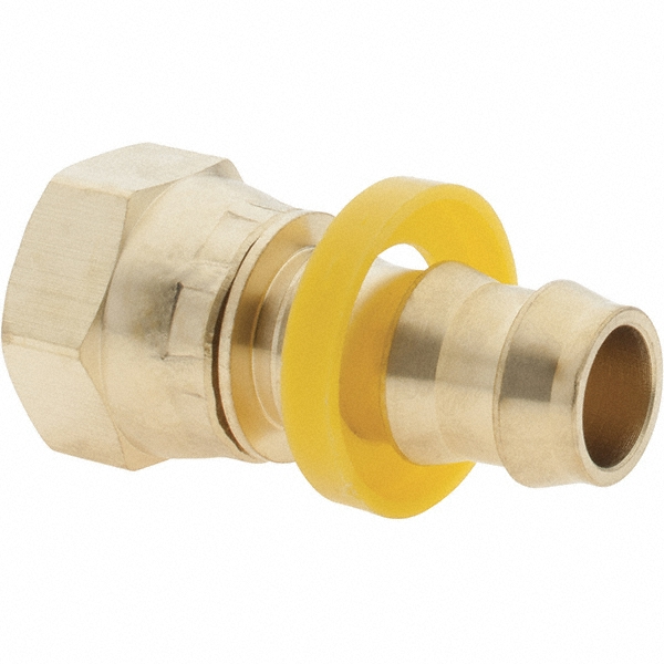 Value Collection Barbed Push-On Hose Female Connector: 3/4" UNF, Brass - 2753004030