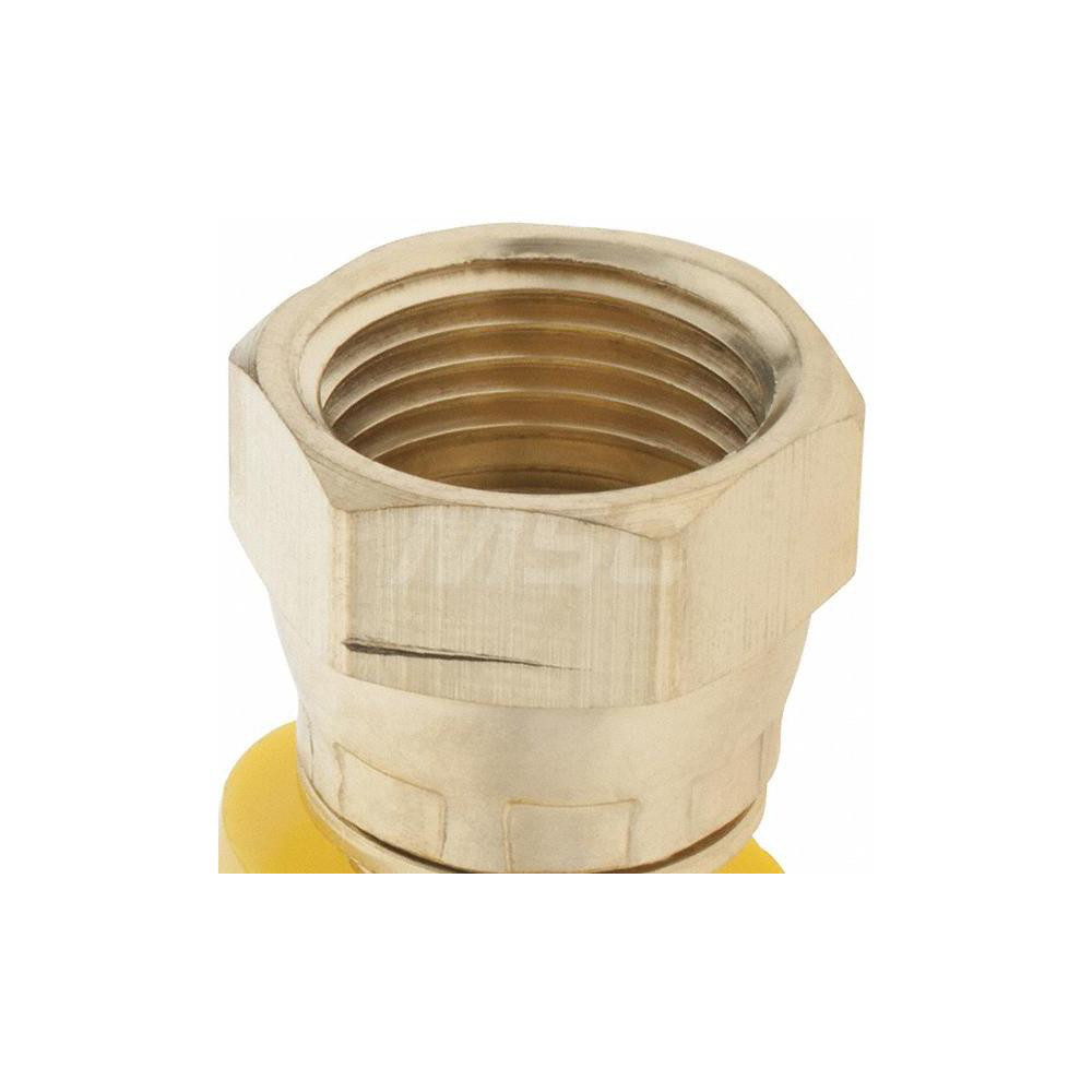 Value Collection Barbed Push-On Hose Female Connector: 3/4" UNF, Brass - 2753004030