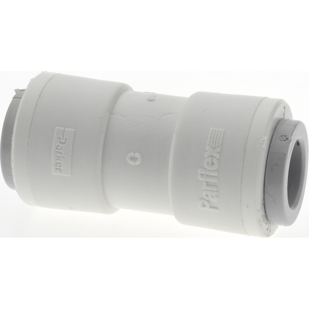 Parker Push-to-Connect Tube x Pipe Fitting: Connector, NPTF, 3/8" OD - PP6MC4