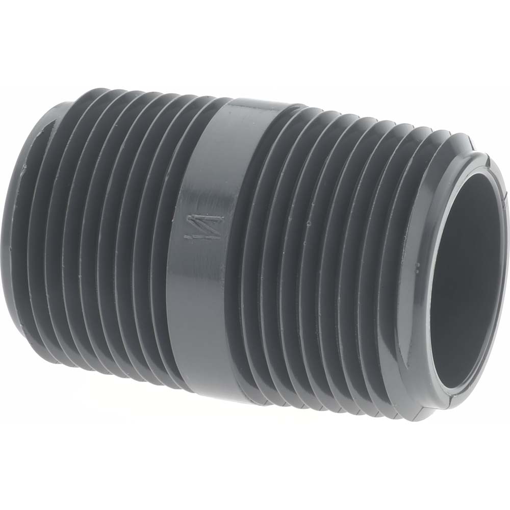 Value Collection Galvanized Pipe Nipple: 1", 3-1/2" Long, Schedule 40, Steel - MSCNG06035