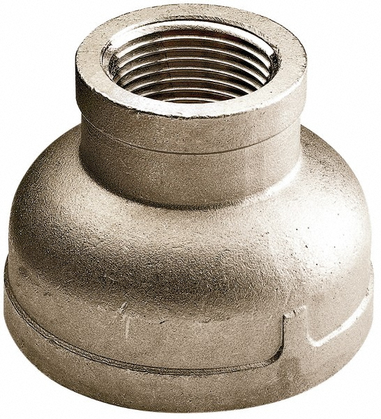 Merit Brass Pipe Reducer: 3/8 x 1/8", 316 Stainless Steel - K612-0602