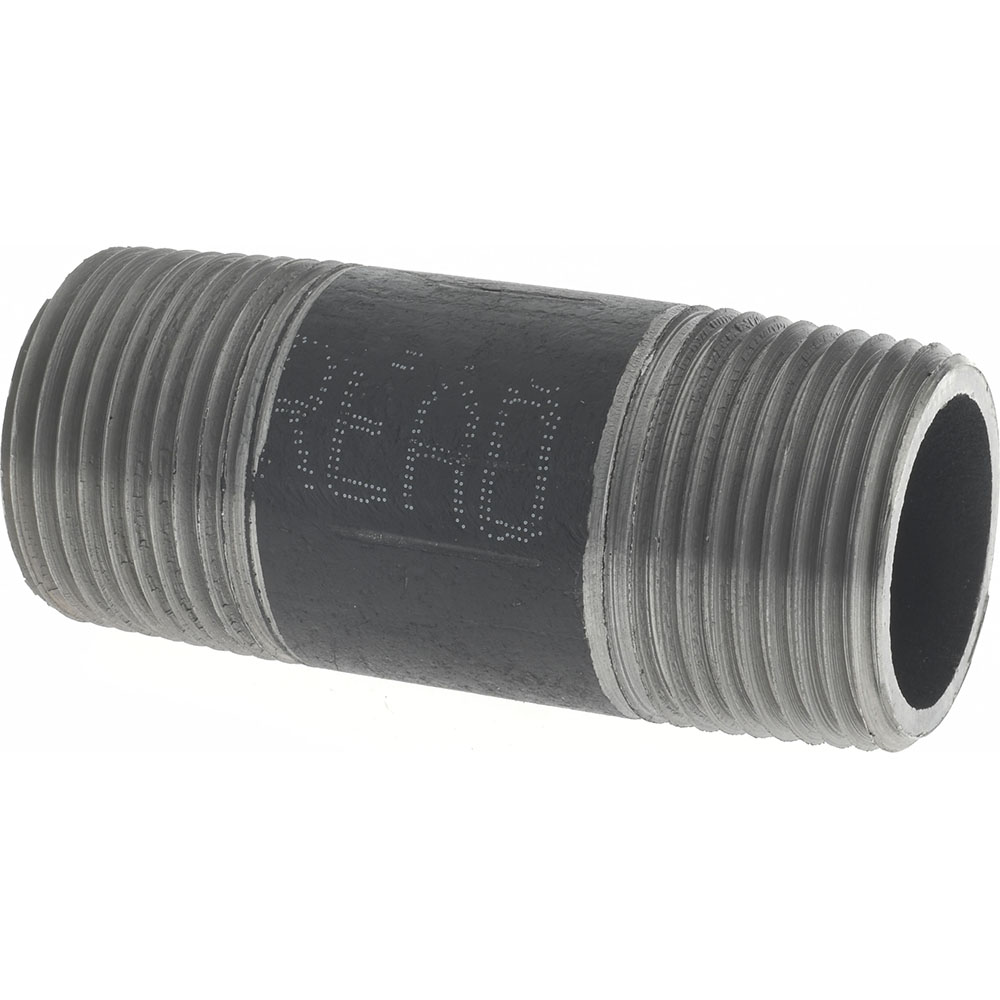 Value Collection Black Pipe Nipple: 1" Dia x 4-1/2" Long, Schedule 40 - NB06045